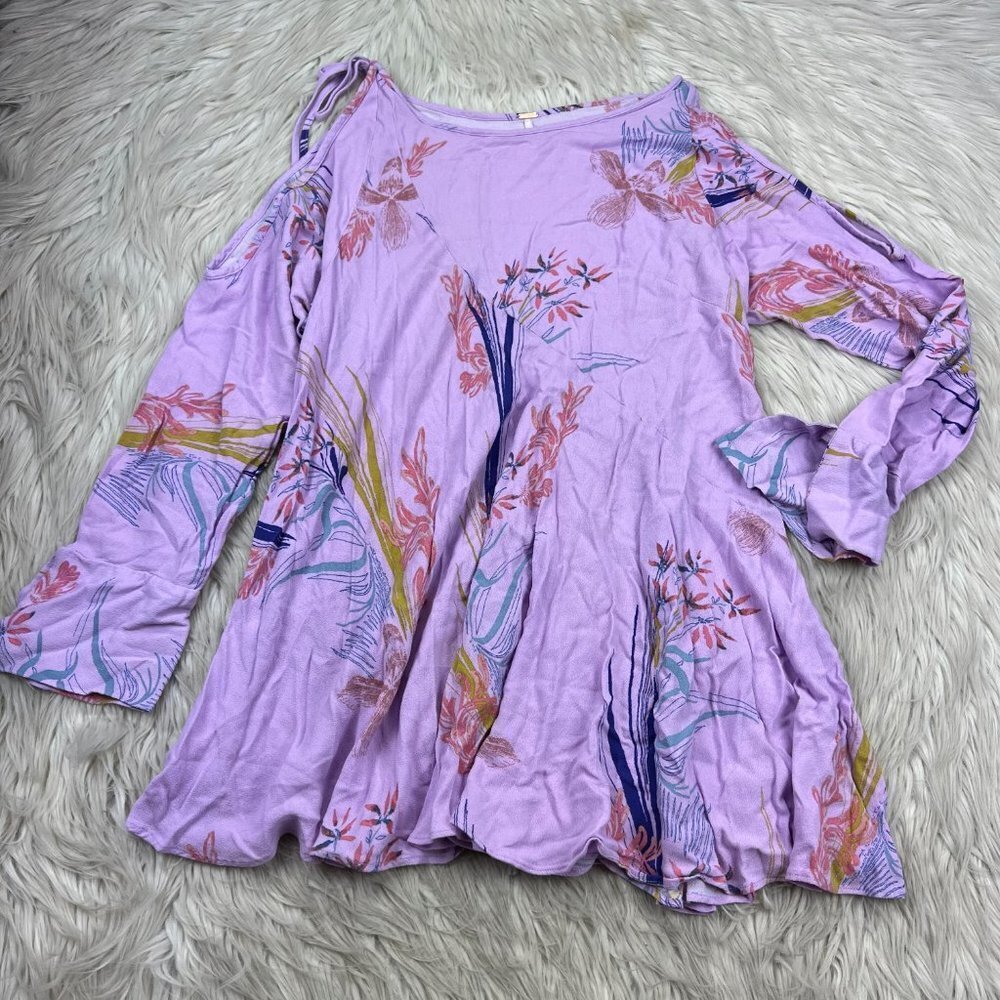 Free People Women's Floral Clear Skies Tunic Mini Dress - Picture 4 of 11